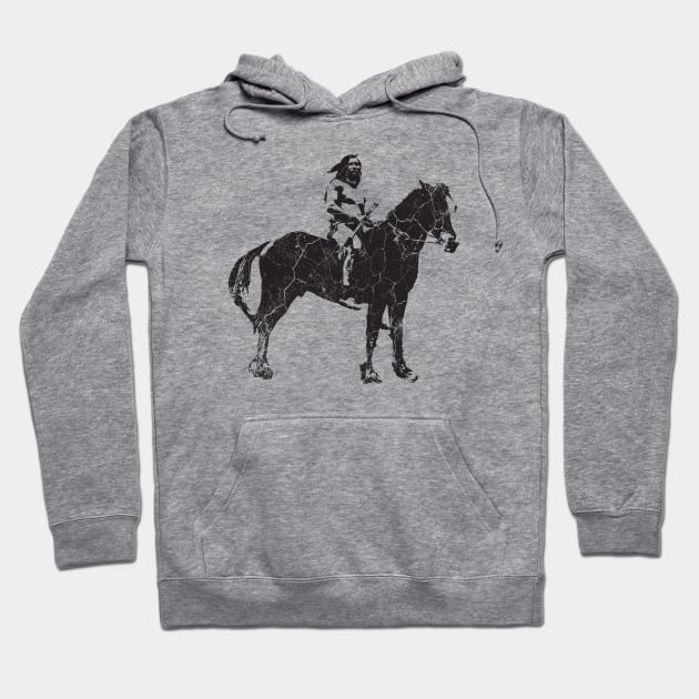 Warrior on Horseback - Native American Hoodie by ClothedCircuit